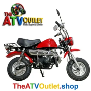 125cc Monkey Bike for Adult Price in India red petrol mini bike