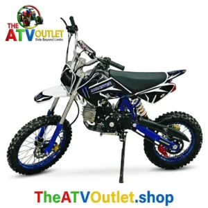 Blue 125cc Super Motocross Dirt Bike for Kids India