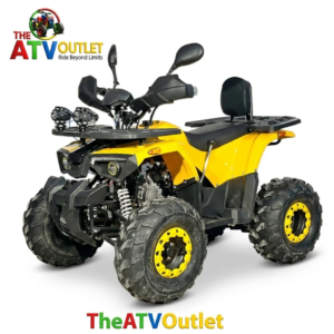 Yellow 135cc Neoplus ATV Bike with 4-stroke petrol engine