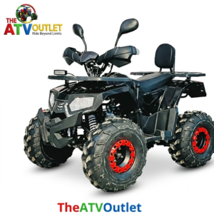 Black 135cc Venom ATV Bike with 4-stroke petrol engine