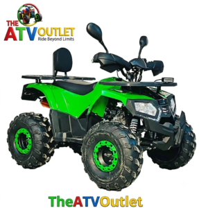 Green 135cc Venom ATV Bike with automatic petrol transmission
