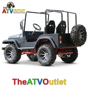Black 200cc Mini Jeep Automatic Transmission