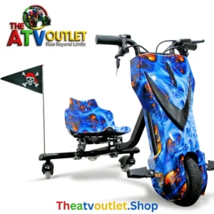 36V Battery 3 Wheel Electric Drifter for Kids Price in India 36V 3-wheel electric drifter for kids in blue galaxy design