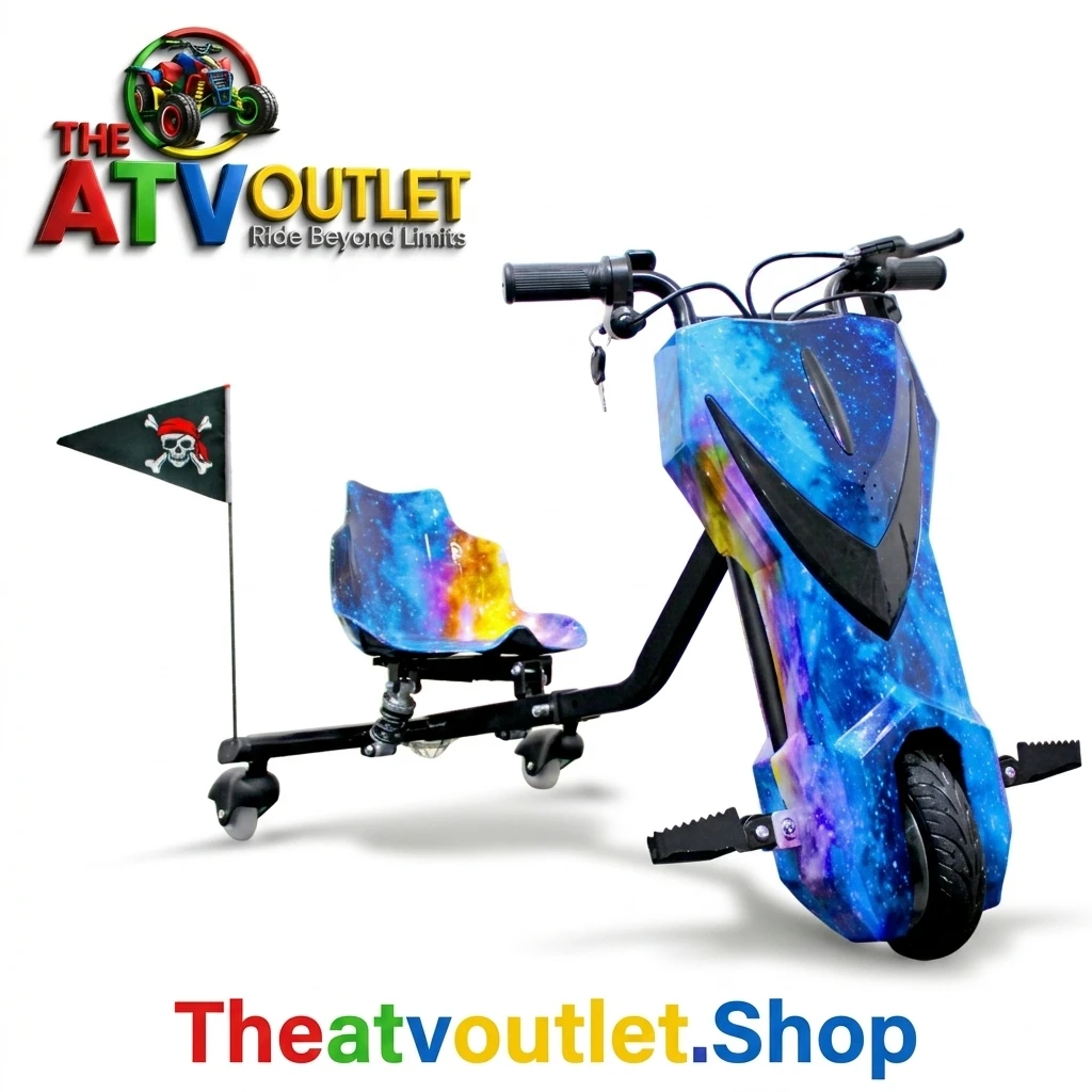 36V Battery 3 Wheel Electric Drifter for Kids Price in India Blue and orange 36V 3-wheel electric drifter for kids