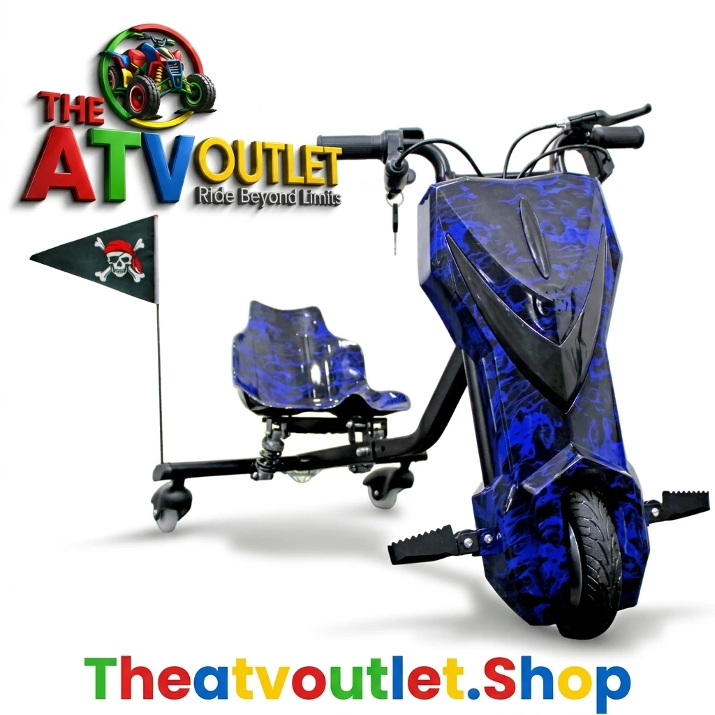 36V Battery 3 Wheel Electric Drifter for Kids Price in India Dark blue 36V electric drifter for kids