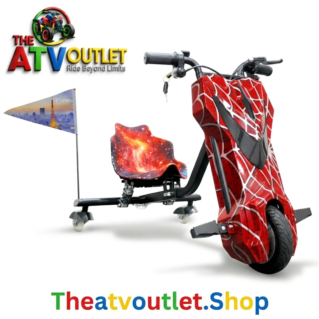 36V Battery 3 Wheel Electric Drifter for Kids Price in India Red 36V electric drifter for kids with Bluetooth speakers