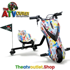 36V Battery 3 Wheel Electric Drifter for Kids Price in India White multicolour 36V electric drifter for kids