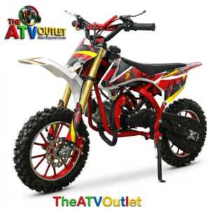 50cc Dirt Plus Bike for Kids Red