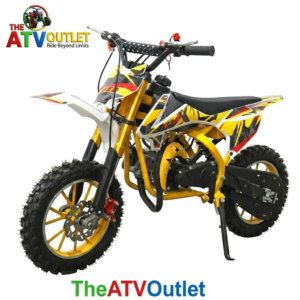 50cc Dirt Plus Bike for Kids Yellow