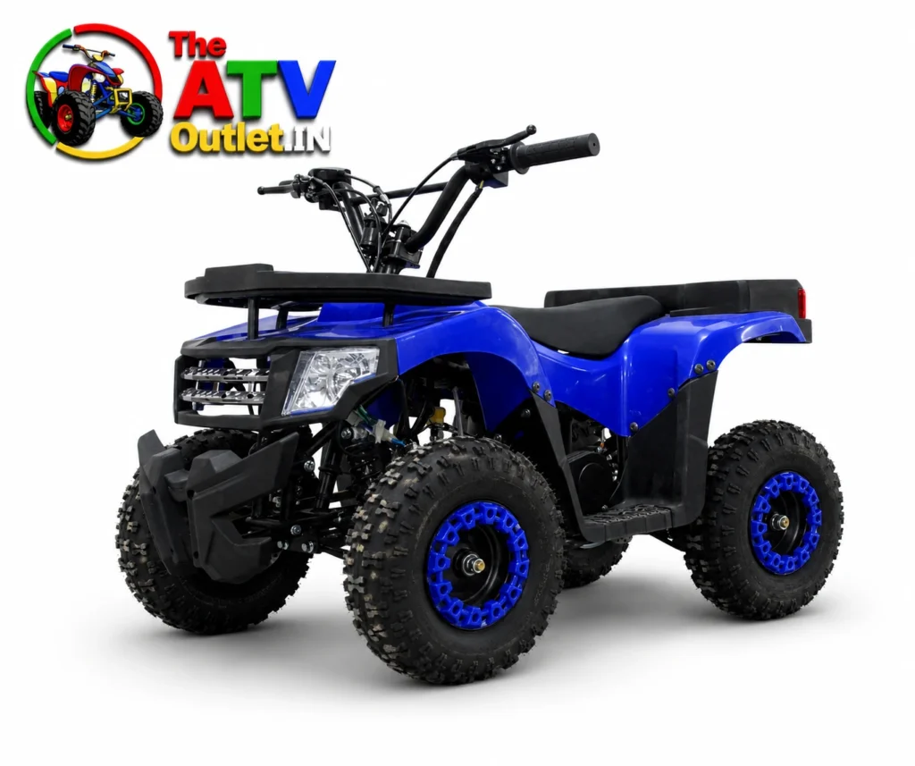 Blue 50cc Mini Mouzer ATV Bike for Kids with 2 Stroke Petrol Engine