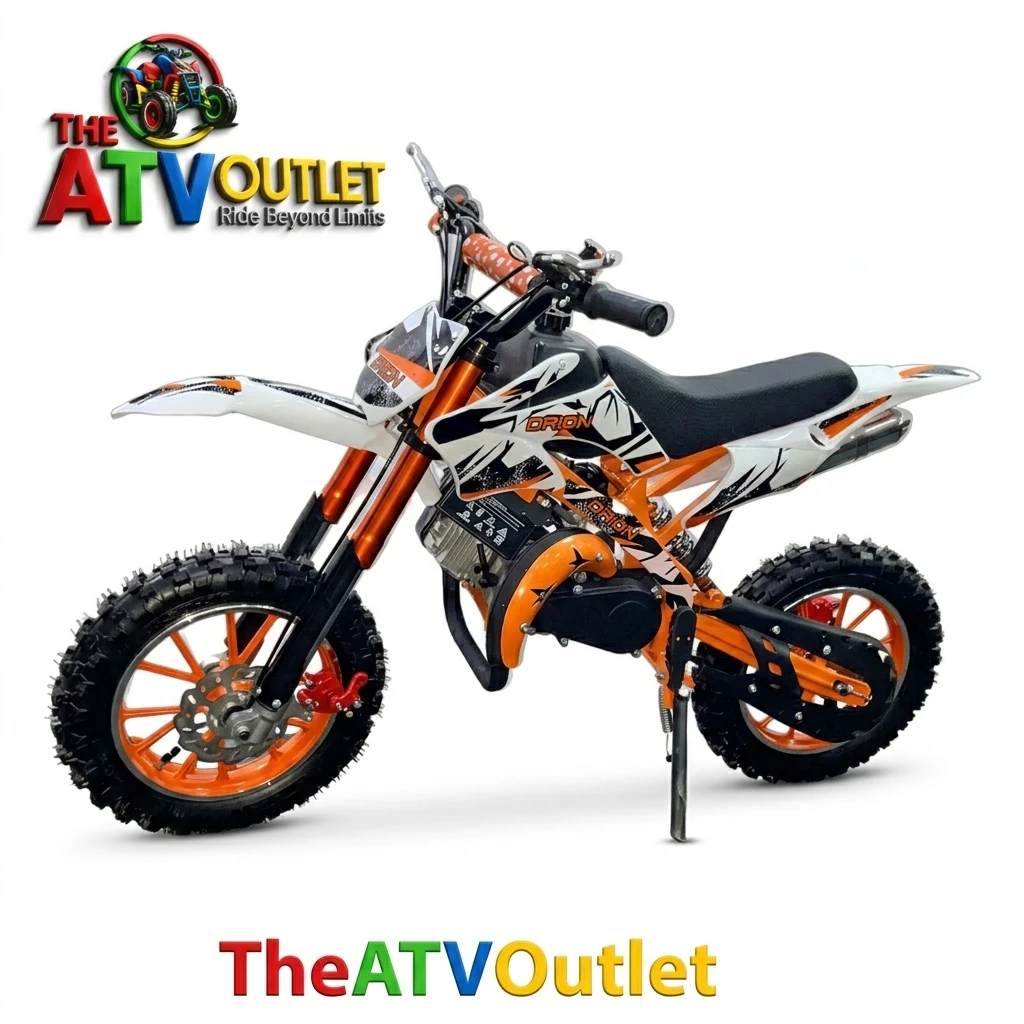 50cc Super Dirt Bike for Kids Price in India - 2 Stroke Petrol Dirt Bike Orange 50cc Super Dirt Bike for Kids Price in India
