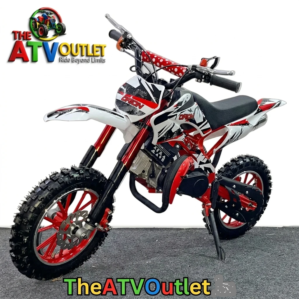 50cc Super Dirt Bike for Kids Price in India - 2 Stroke Petrol Dirt Bike Red 50cc Super Dirt Bike for Kids Price in India