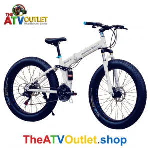 26 inch 21 speed Fat Folding Cycle with front and rear mudguards and bottle holder