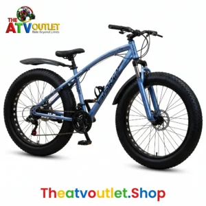 26 inch Fat Tyre Cycle with 21 gears spoke rims and dual disc brakes