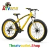Sleekfat Cycle - 26 Inch 21 Gear Fat Bike India Yellow and black Sleekfat Cycle 26 inch with bright yellow spoke rims and front suspension